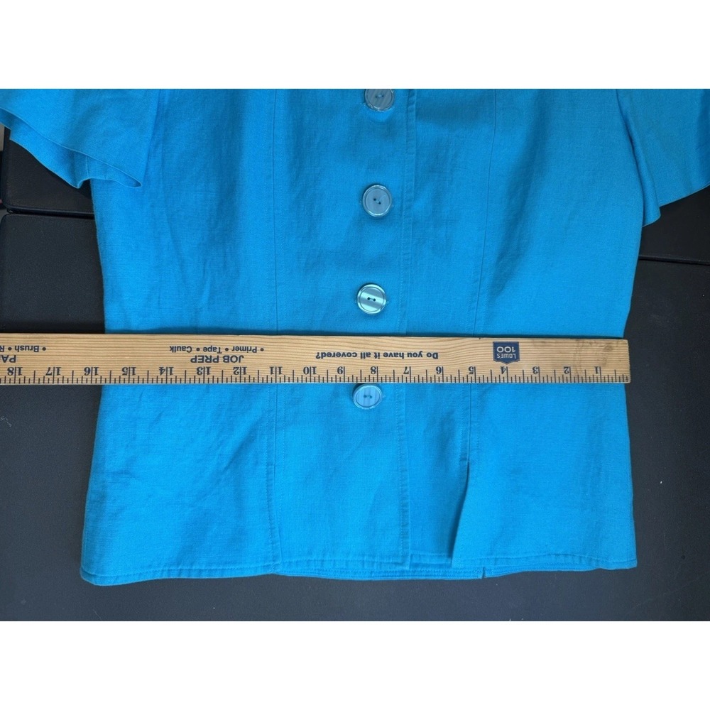 Jessica Howard Dress 2 Pc Set Womens 4 Petite Blue - Picture 10 of 16